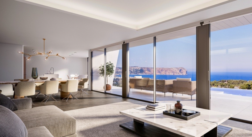 Modern new build villa for sale in Jávea with sea views Atalayas