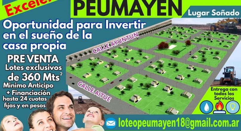 Lots of 360 m2 (12x30) 