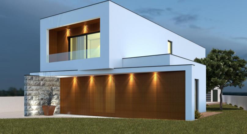 Detached villa at the beginning of construction, near the center of the city of Póvoa de Varzim.