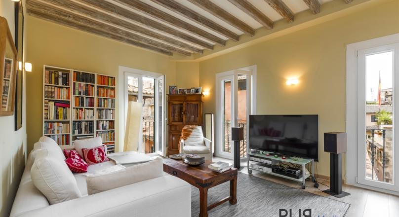 Really generous. Apartment in the middle of Palma's old town. High quality equipment.