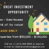 Tax-sale houses! 50 % of its value!