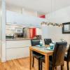 Entirely furnished and equipped apartment, large private terrace-available now!