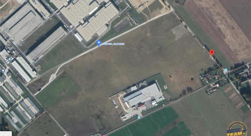 11,500sqm, industrial building land, new connection Brasov and Cristian