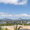 With a large separate guest apartment. And a view of the whole bay.