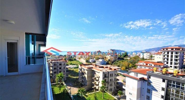 2+1 Sea View New Apartment in Kestel for Sale with Reasonable Price ( Alanya-Turkey )