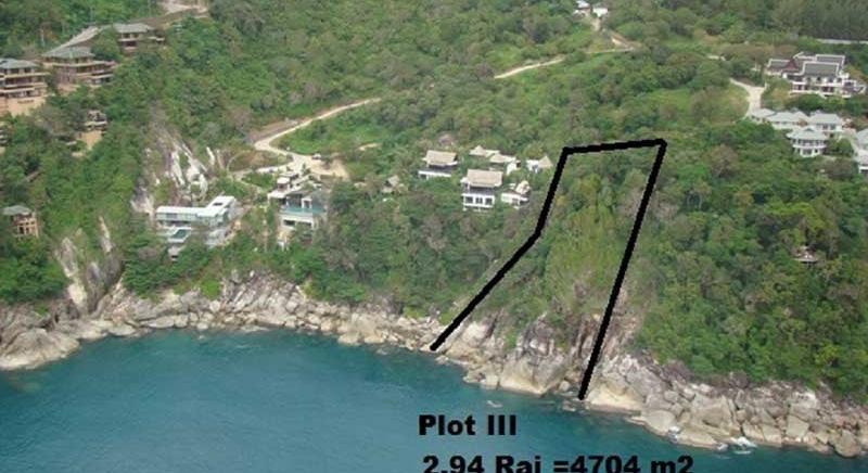 LUXURY ESTATE LAND - 2.94 Rai Ocean Front on the Kamala Headland