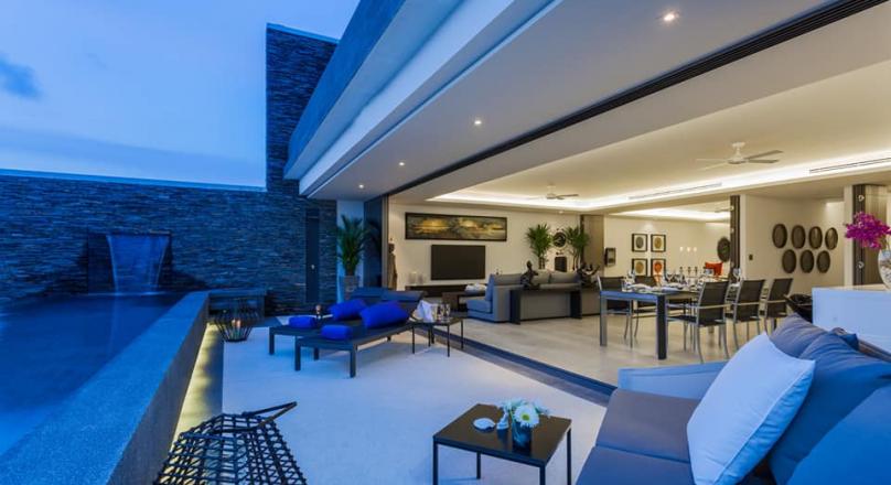 Very unique 2 or 3 bedroom hillside sea view private pool apartments