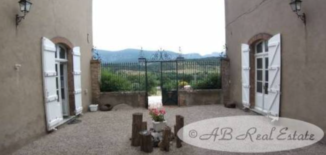 Perpignan area: 19th C. Château with many original features for sale