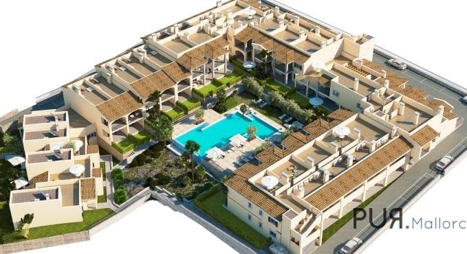 Capdepera. Cala Lliteres. New apartments. Directly at the sea. 