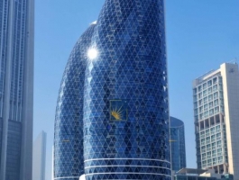 Fully furnished 2 bedroom apartment on high floor in Park tower for Rent