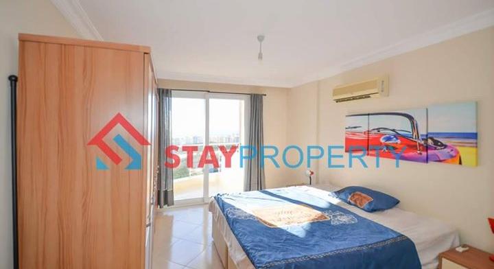 Fully Furnished Sea View Apartment for Sale in Mahmutlar, Alanya