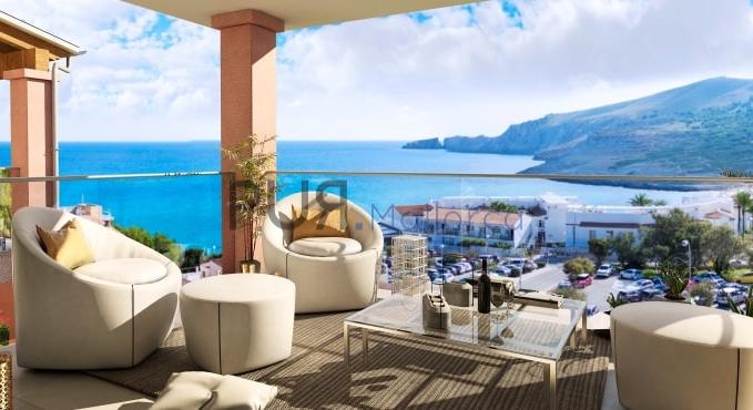 In the extreme northeast. Mallorca PUR. New apartments with sea views