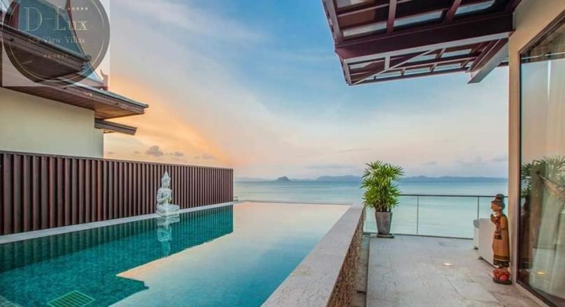 Phuket quality real estate offers a pure oceanfront villa in koh sireh Phuket Thailand