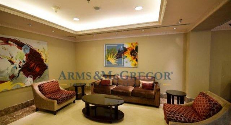 3 Bedroom(Maid's room + Library + Laundry room) Penthouse in Golden Mile for rent.