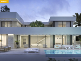 Modern new build villa for sale in Moraira with sea views Benimeit