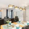 Entirely furnished and equipped apartment, large private terrace-available now!