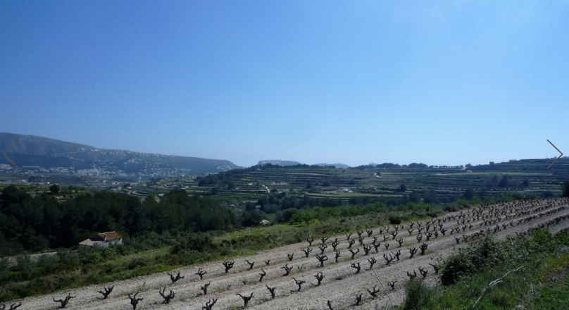 Finca rústica en venta en La Xurra con impresionantes vistas panorámicas en Moraira