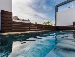 New apartments in El Terreno. With roof pool, sea view and future perspective