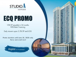 RENT TO OWN - STUDIO A in Katipunan is Ready for Occupancy