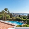 View over the bay of Palma. Bonanova. The district above the cruise port.