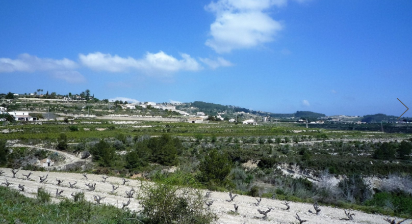 Finca rústica en venta en La Xurra con impresionantes vistas panorámicas en Moraira