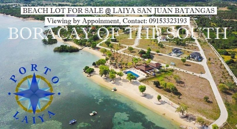 BEACH LOT FOR SALE @ LAIYA, SAN JUAN, BATANGAS, PHILIPINES $74.236