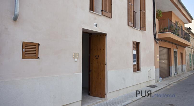 Campanet. Brand. A village house from the picture book.