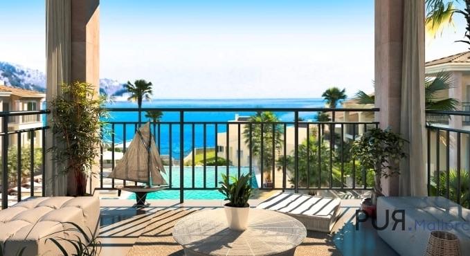 Capdepera. Cala Lliteres. New apartments. Directly at the sea. 