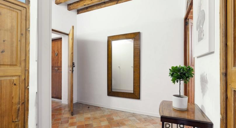 Palma. Old town. In the middle. Apartment with roof terrace and sea view.