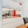 Entirely furnished and equipped apartment, large private terrace-available now!