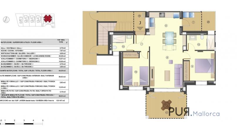 For all those who value chic and high-quality interior design. New building appartments.