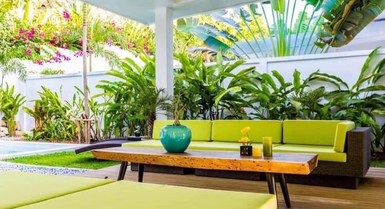 The Charming Villa is a modern establishment set in a quiet