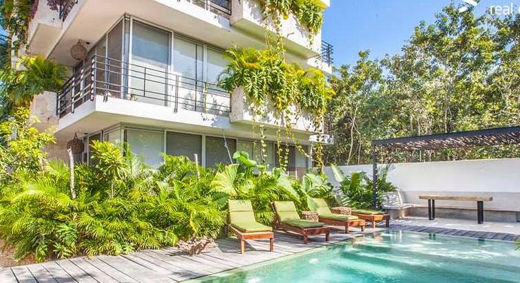 Amazing two bedroom penthouse in Tulum.