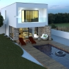Detached villa at the beginning of construction, near the center of the city of Póvoa de Varzim.