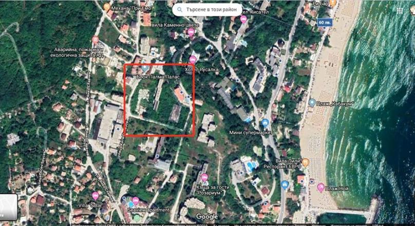 Building plot 10500m2 Chaika