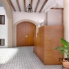 The historic heart of the old town. Palma. La Lonja. Medieval building. Reconstruction.