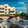 Cala d'Or. Everything in white. Ibiza in Majorca. New build apartments. The chic marina in Lauflage