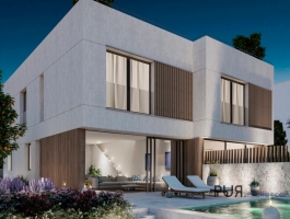 San Agusti. The popular suburb of Palma in the southwest. Fancy. Semi-detached house. New building. Calvià, Illes Balears