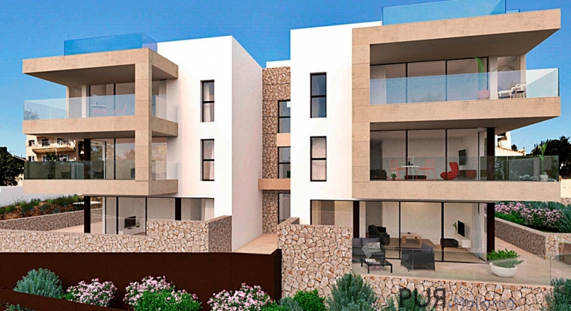 Sant Agusti - New apartments with true luxury. Small plant. Great sea view.
