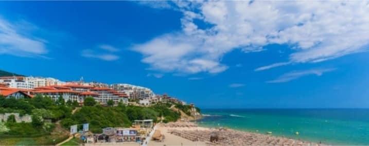 Apartment on beach sea in Bulgaria