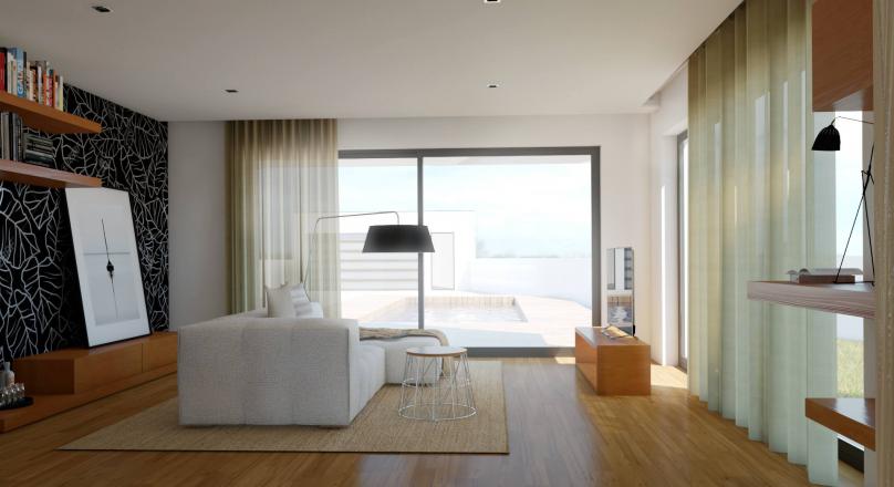Detached villa at the beginning of construction, near the center of the city of Póvoa de Varzim.