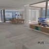The apartment has a bedroom and a bathroom