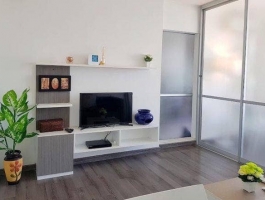 A 30 Sq M apartment 0n 5 floor with one bedroom at D'vieng condominium Santithum, Garden View.