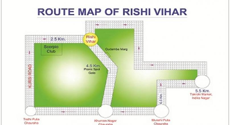 Row House In Gated Colony Near kukrail Picnic Spot Road In Just 34L