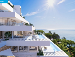 Newly built modern luxury penthouse - Altea with private pool and sea views