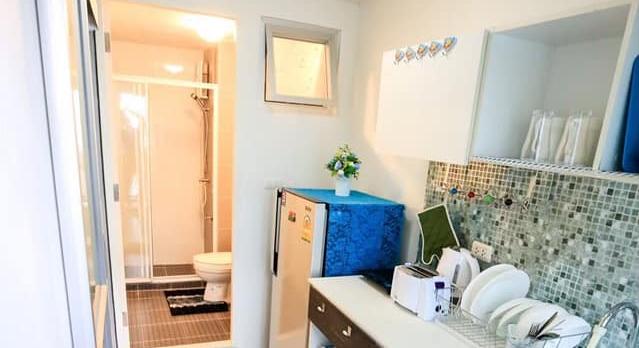 A 30 Sq M. Studio bedroom on 2Floor at D' Vieng Santitham Condo.