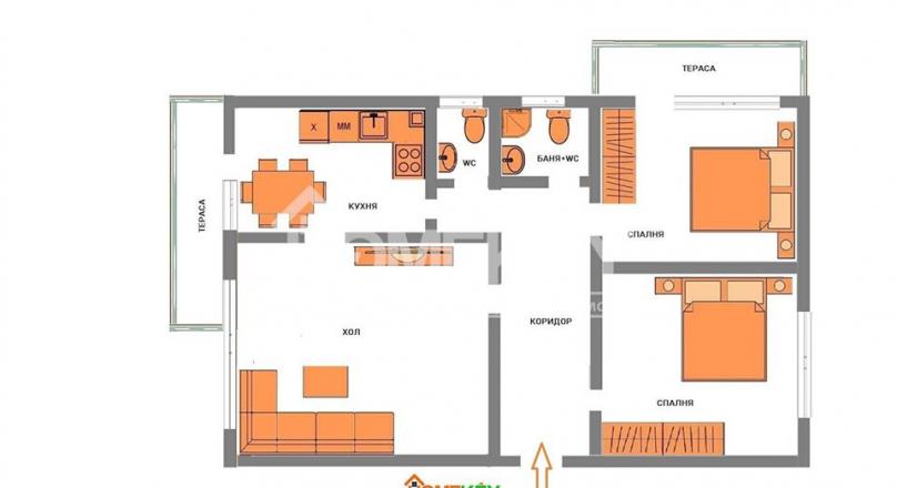 SUNNY! Spacious! REAL AREA! ATTITUDE TO THE PROPERTY!