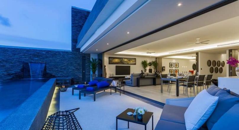 Phuket quality real estate presents this Very unique 2 or 3 bedroom hillside sea view private pool