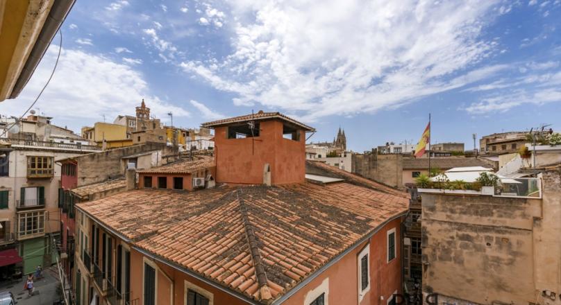 Palma. Old Town. In the middle. And not just there. Large apartment. Completely renovated.
