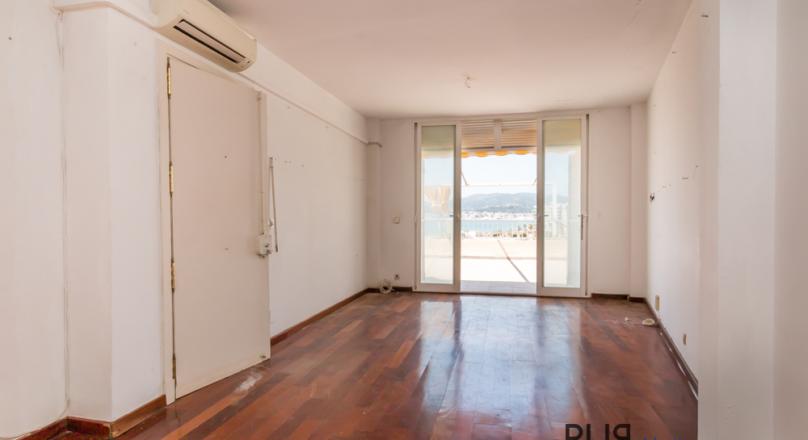 Location. Location. Location. The view from the terrace. The paint is off. The renovation can start.